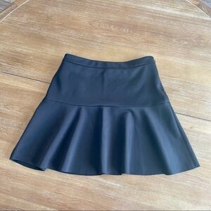 MNG Casual Black Skater 17 Inch Skirt Size Medium